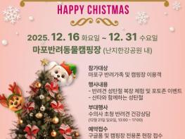 '메리 크리스마스' 마포구가 준비한 댕댕이 크리스마스 페스타 기사 이미지