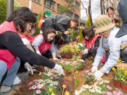 꽃과 나무에 담은 봄…박강수 마포구청장, 주민과 함께 정원 가꿔 기사 이미지