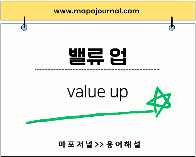밸류 업(value up) 기사 이미지