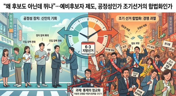 “왜 후보도 아닌데 뛰나”…예비후보자 제도, 공정성인가 조기선거의 합법화인가