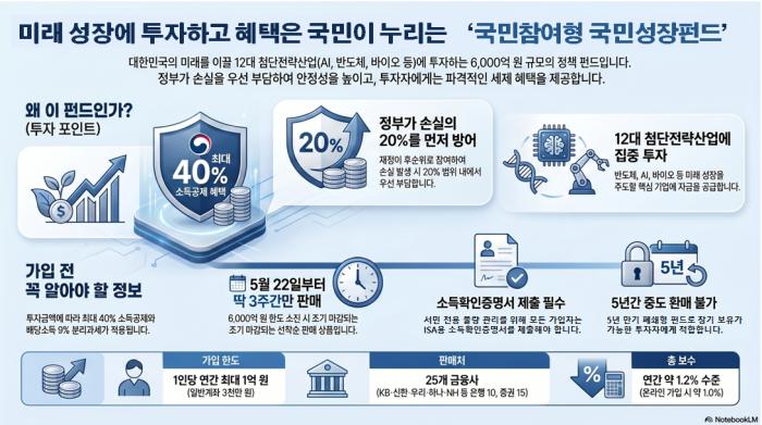 미래 산업에 국민이 직접 투자…국민성장펀드 22일 출시