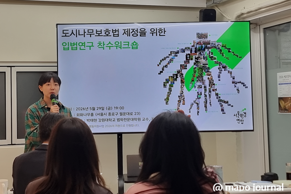 “나무도 도시의 시민이다”… 도시나무보호법 제정 논의 첫발