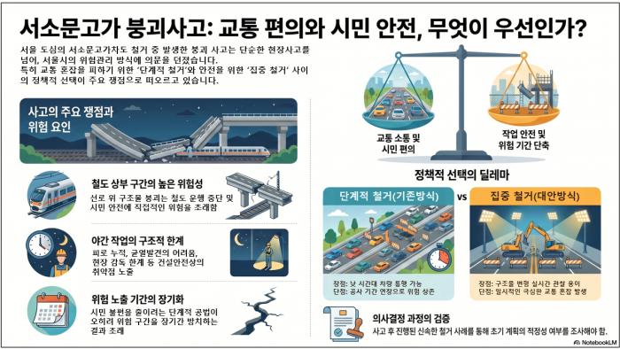서소문고가 붕괴사고, 피할 수 없었나